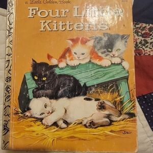 Vary rare little golden book "Four Little Kittens"